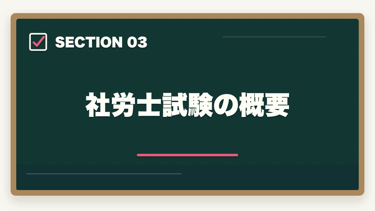 社労士試験の概要|行政書士の前に取ると良い資格2選【現役行政書士が解説】の図解