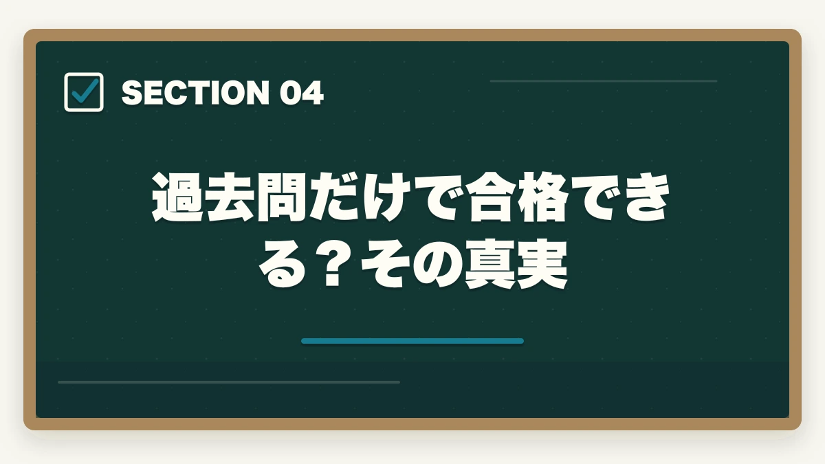 過去問だけで合格できる？その真実｜行政書士のおすすめ過去問5選|3〜5周する効率学習法を合格者解説【2026年】の図解
