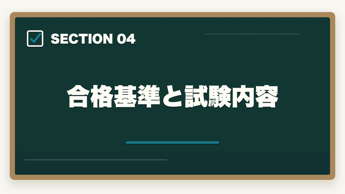 合格基準と試験内容｜行政書士試験の合格率推移10年|難易度と合格戦略を合格者解説【2026年最新】の図解