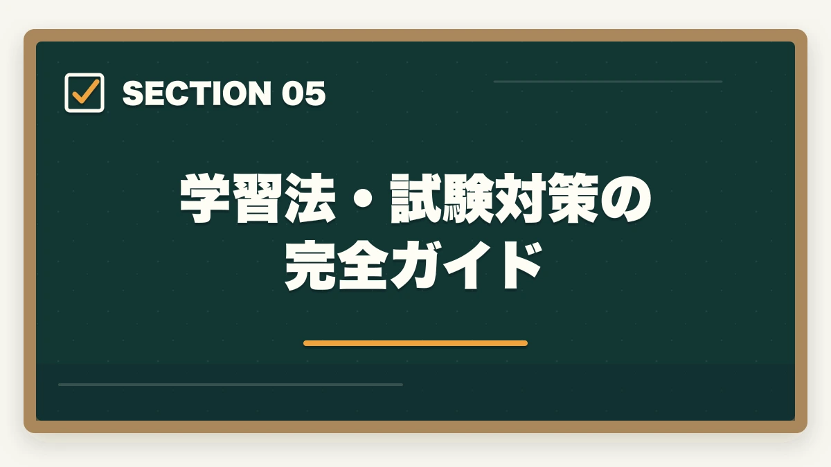 学習法・試験対策の完全ガイド｜行政書士通信講座の完全ガイド2026|主要4社比較・学習法・全記事まとめの図解