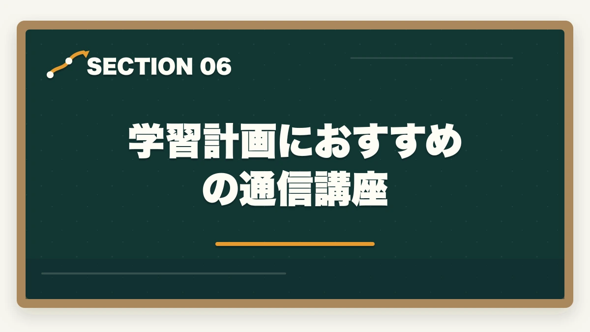 学習計画におすすめの通信講座｜行政書士試験の学習計画|600時間を期間別に立てる完全ガイド【2026年】の図解