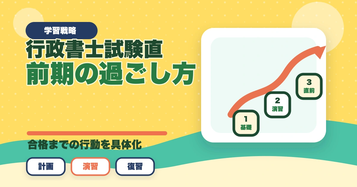 行政書士試験の直前期の過ごし方|残り2ヶ月の学習スケジュール完全ガイドのアイキャッチ画像