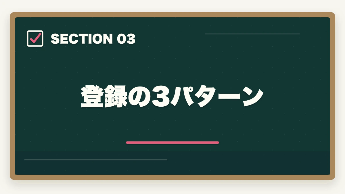 登録の3パターン|行政書士に合格した後の流れ完全ガイド|登録から開業までを合格者解説【2026年】の図解
