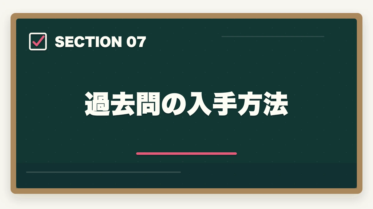 過去問の入手方法|行政書士試験の過去問は何年分やるべき?合格者が周回数・年数を解説【2026年】の図解