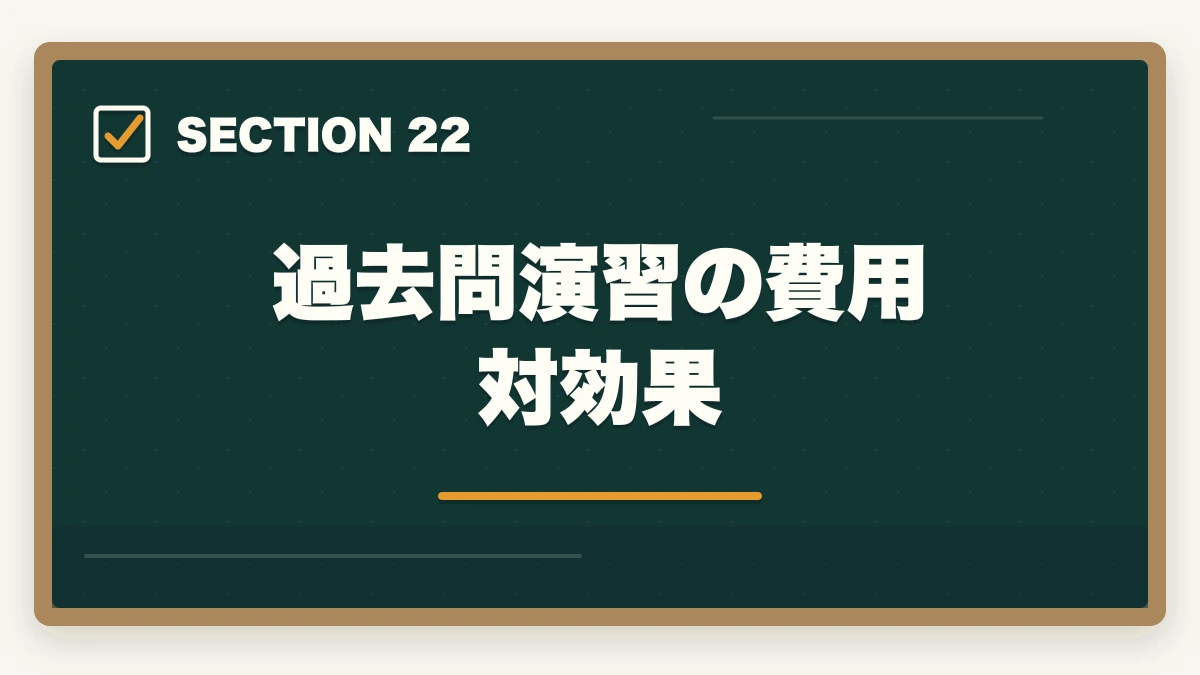 過去問演習の費用対効果|行政書士試験の過去問は何年分やるべき?合格者が周回数・年数を解説【2026年】の図解
