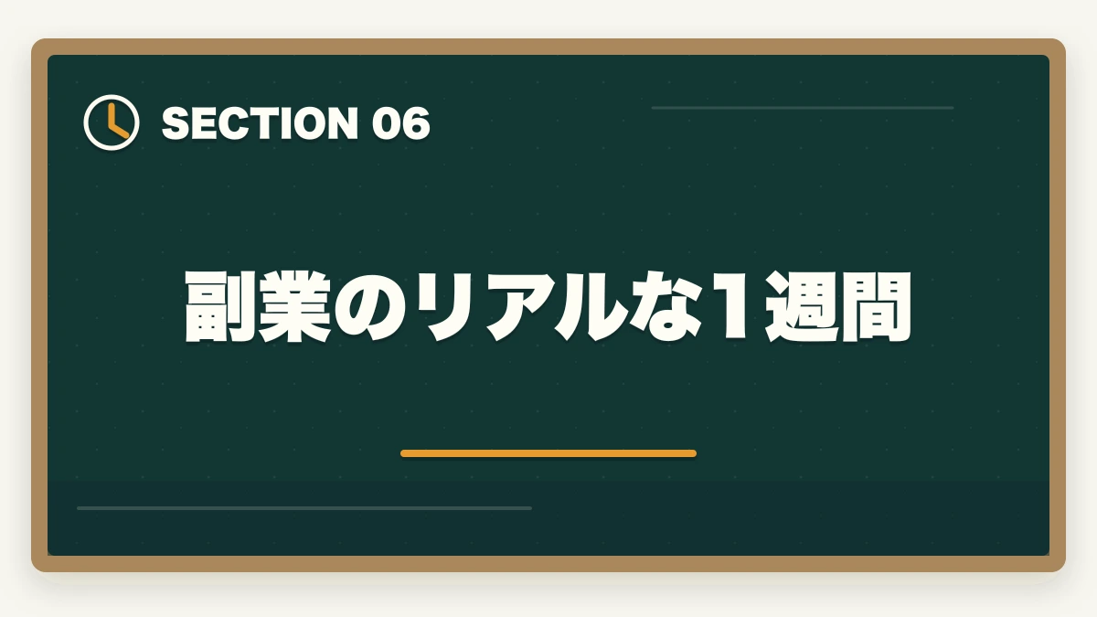 副業のリアルな1週間｜行政書士の副業はどう始める？月3〜30万円稼ぐ実践ガイド【2026年】の図解