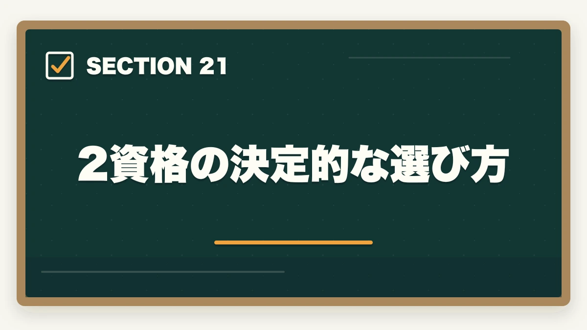 2資格の決定的な選び方|行政書士と司法書士の違いは?難易度・年収・仕事内容を合格者が徹底比較【2026年】の図解