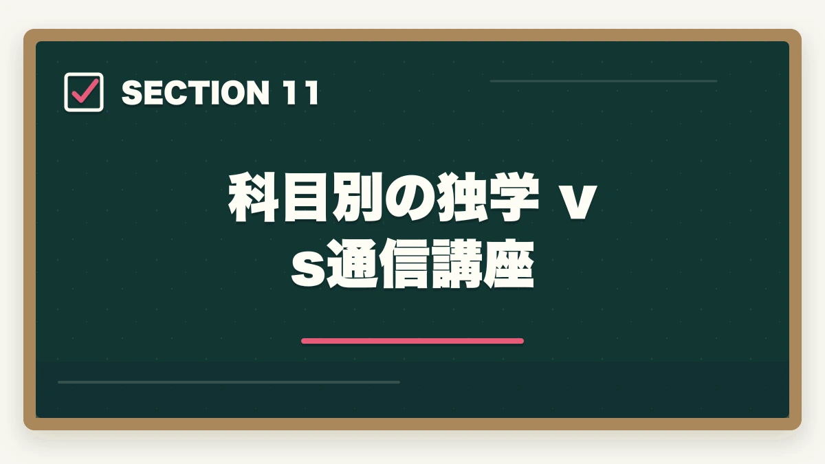 科目別の独学 vs 通信講座｜行政書士試験科目別の完全攻略ガイド|7科目の配点・勉強法・得点戦略を全解説【2026年】の図解