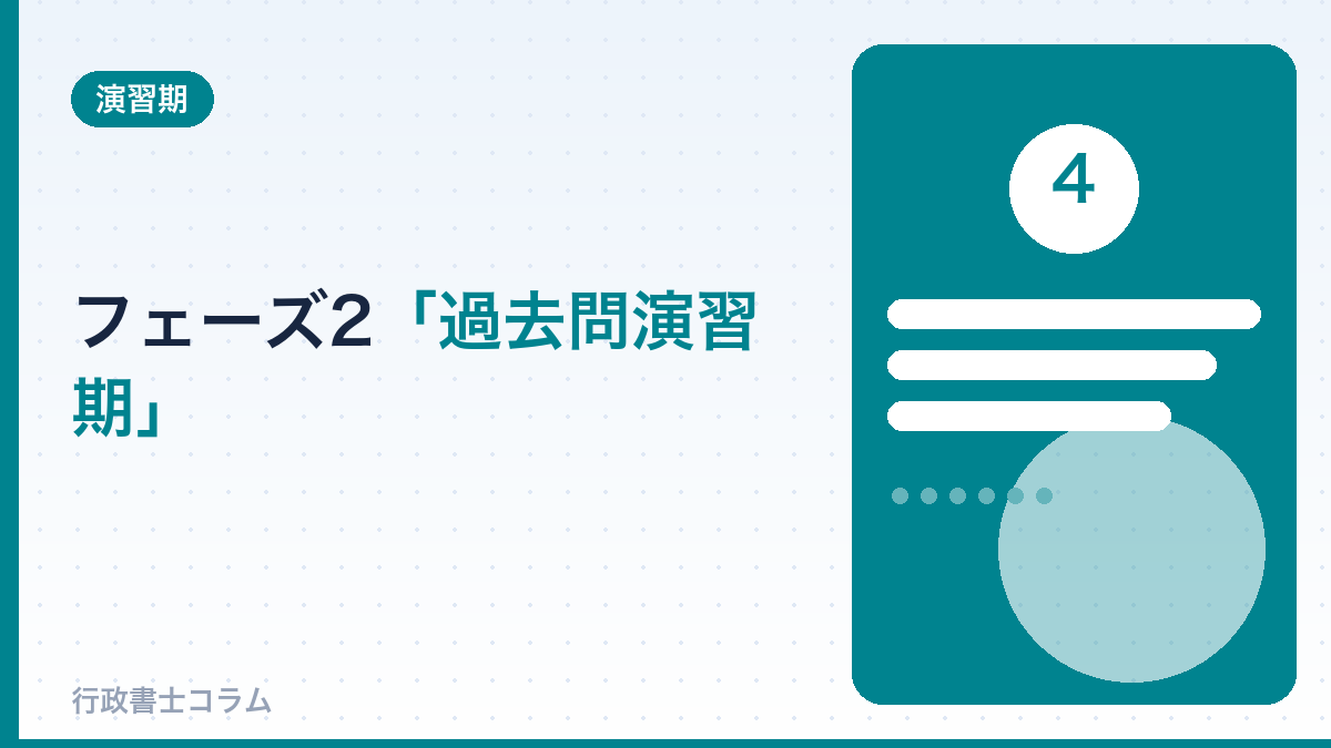 フェーズ2：過去問演習期